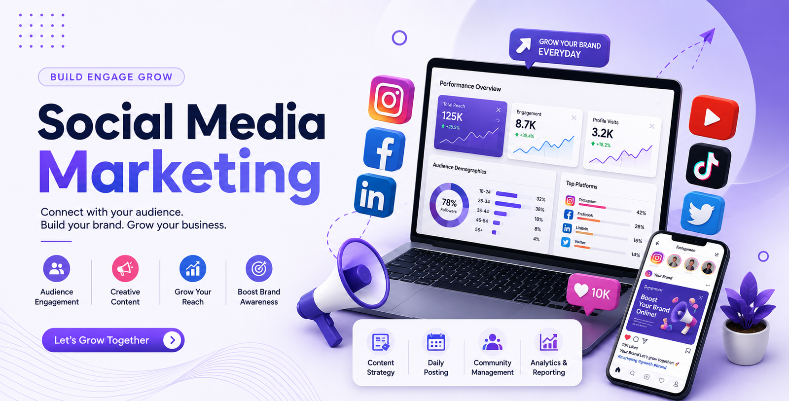 Social Media Marketing Services - KN DigiTech