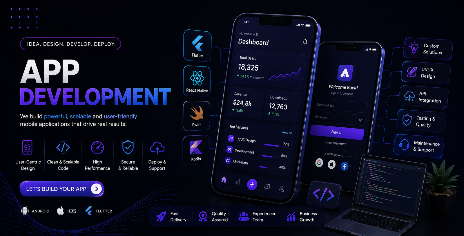 Mobile App Development Services - KN DigiTech