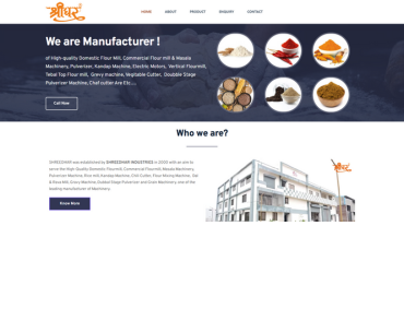 ShreeDhar FlourMill - Website Design