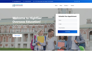 Class Of IELTS - Website Design