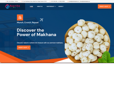 Kaartika Global - Website Design