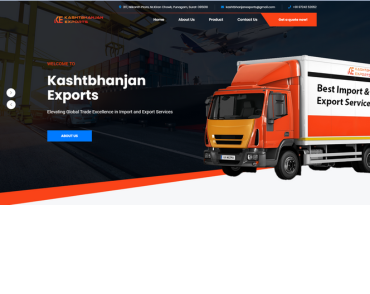 Kashtbhanjan Exports - Website Design